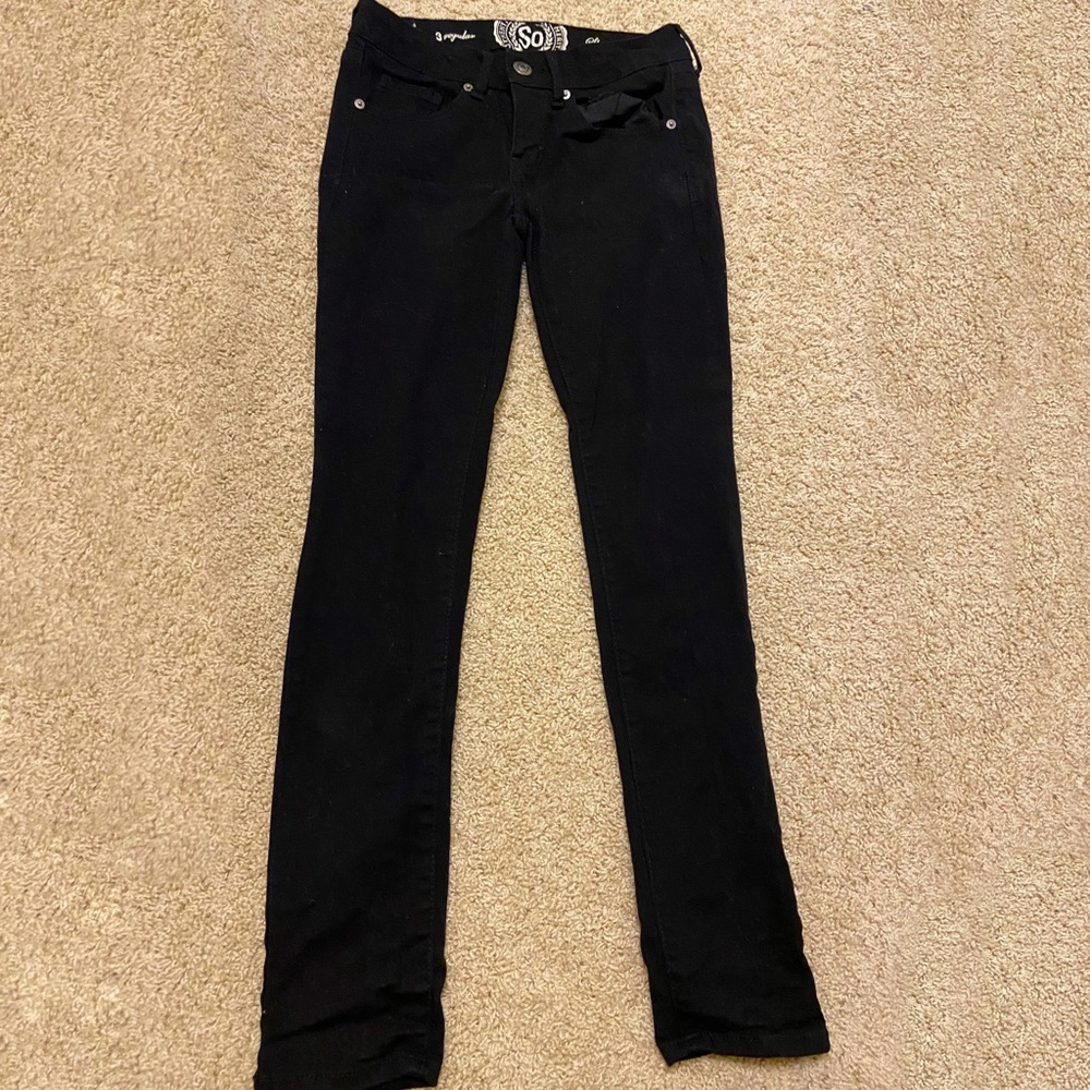 Junior’s Black SO Skinny Jeans